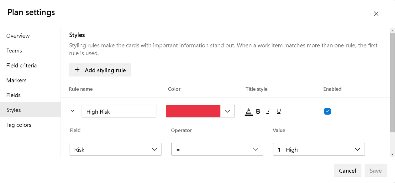 Delivery Plans 2.0 - Some More Customization | A no-nonsense blog on DevOps